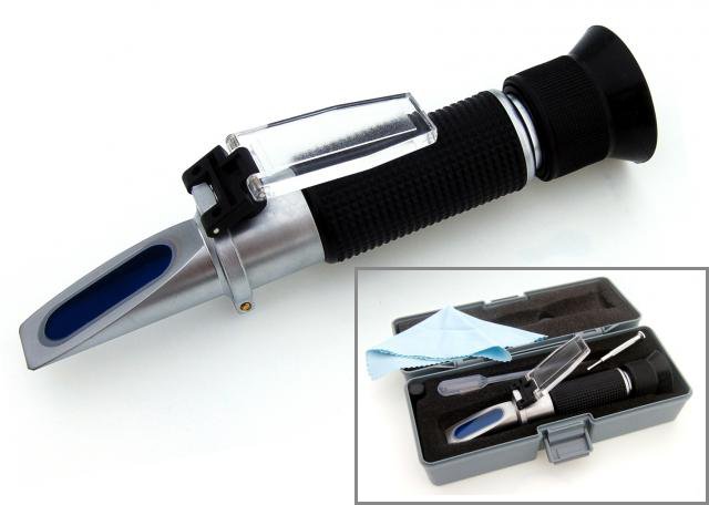 Refractometer for measuring of ABV (alcohol by volume) 