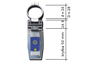 Foto: RP08: Transparent cover plate for optical refractometer prism with illumination